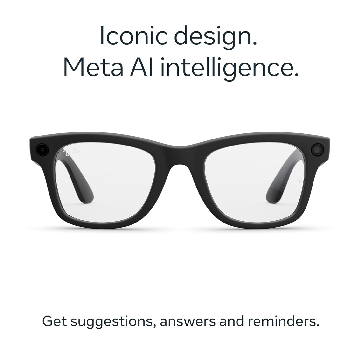 Ray-Ban Meta (Gen 2), Wayfarer, Matte Black | Smar... - Image 3