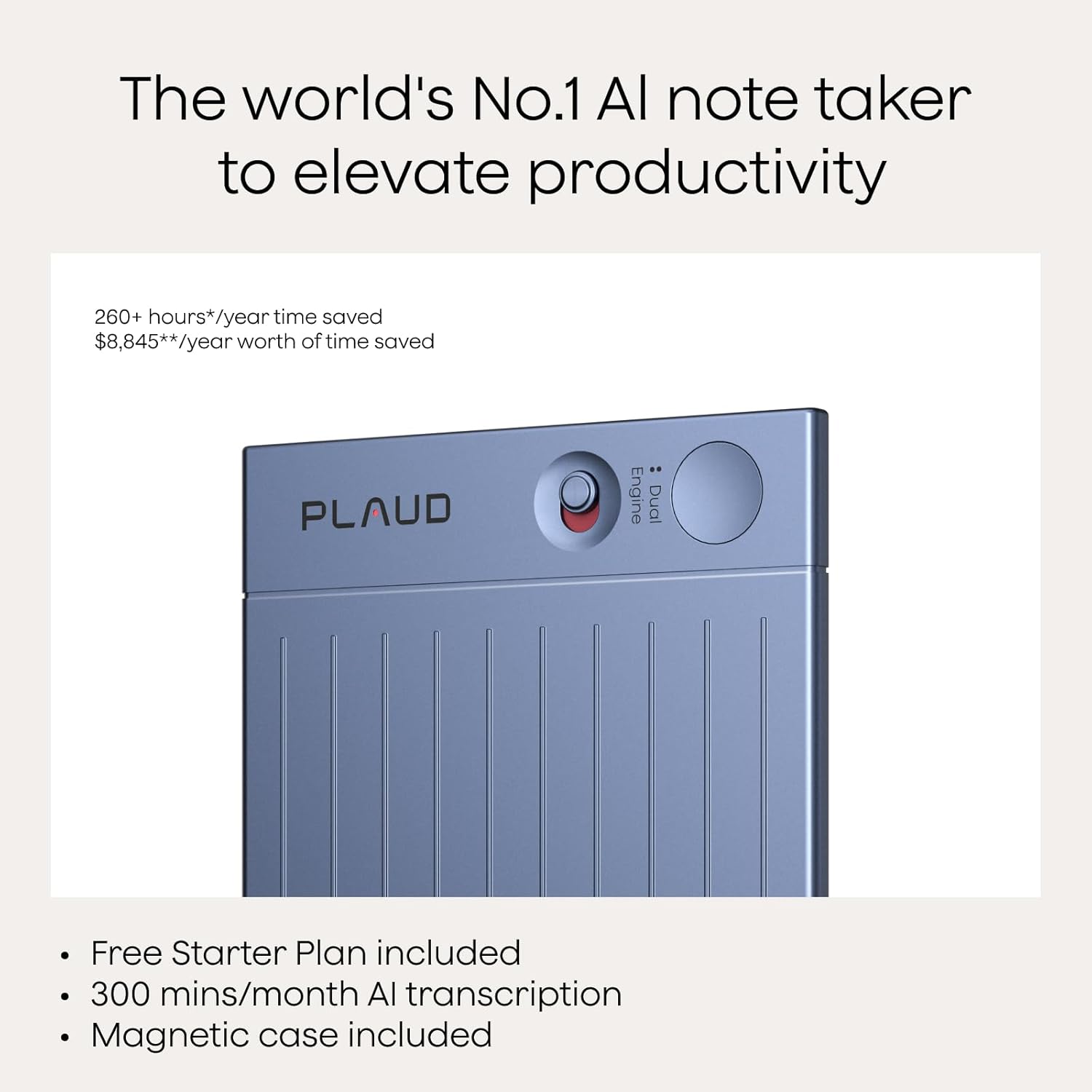 Plaud Note AI Voice Recorder, Note Taker w/Case, A... - Image 11