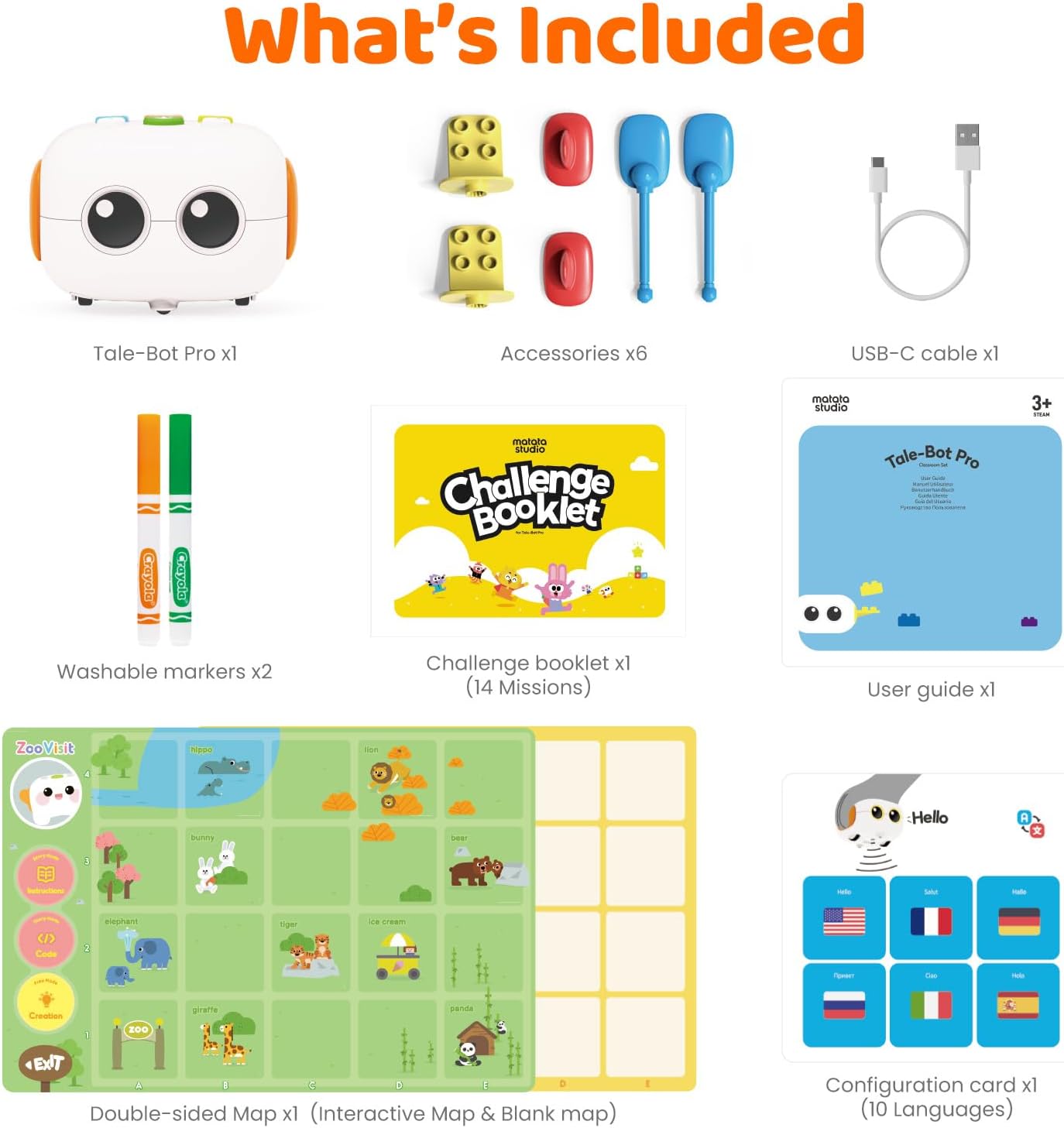 Upgraded Talebot Pro Coding Robot for Kids Aged 3-... - Image 9