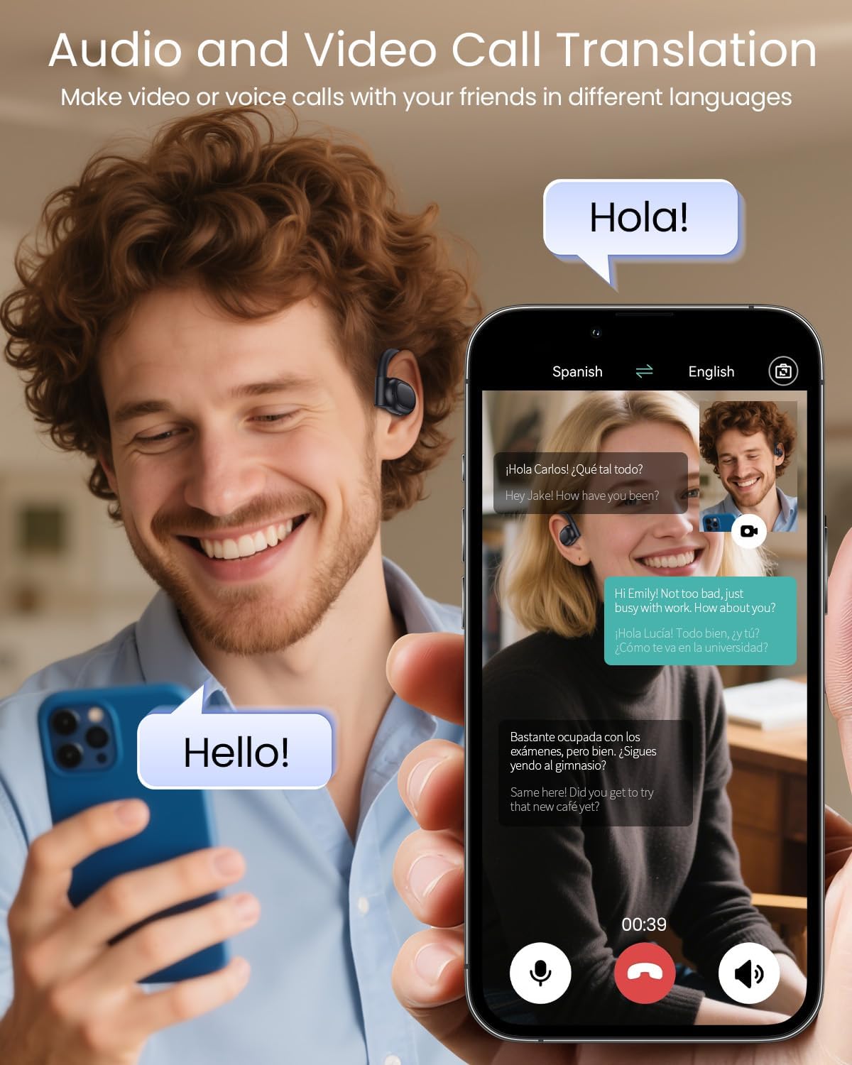 AI Translation Earbuds Real Time 164 Languages 80H... - Image 5