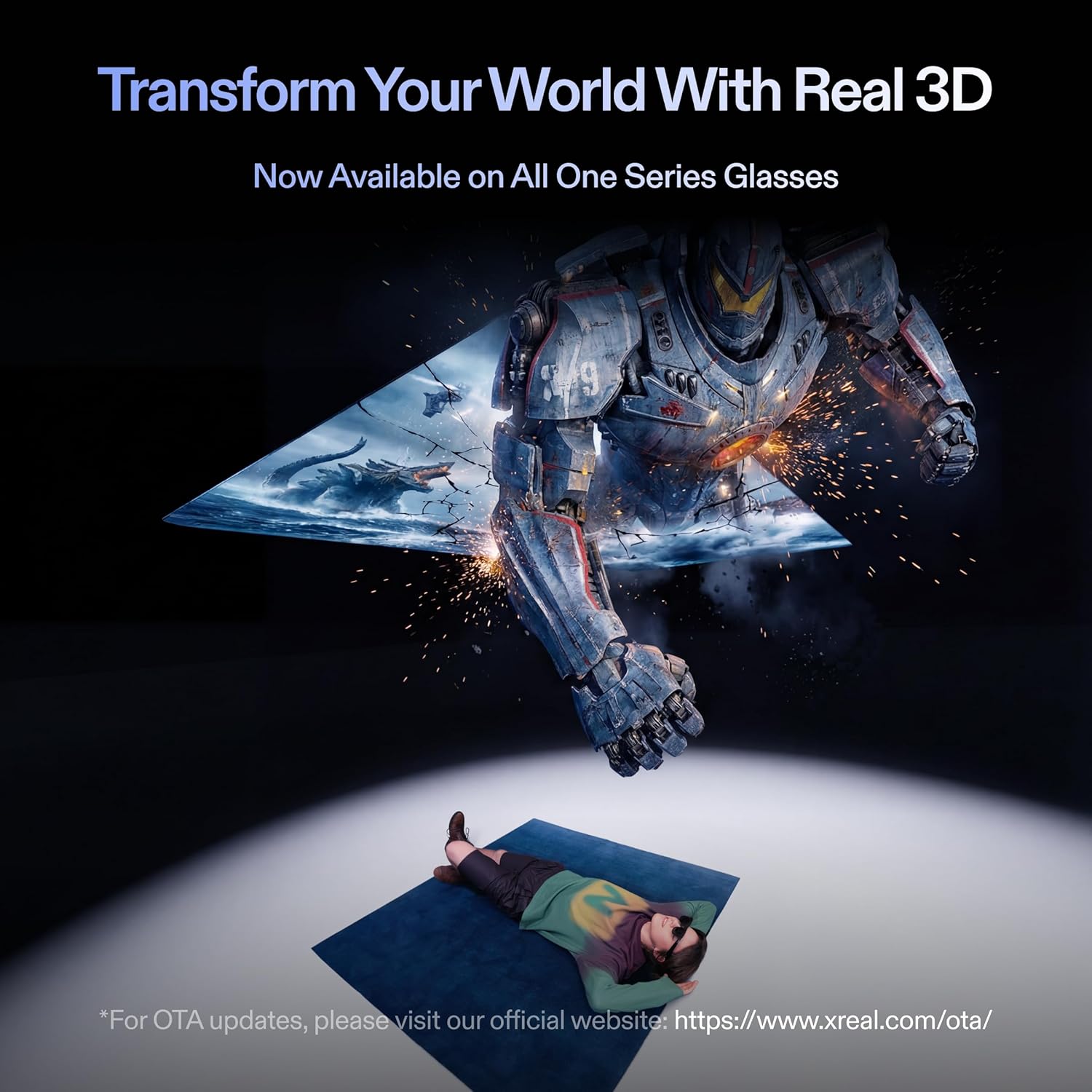 XREAL 1S AR/XR Glasses, 500" Virtual Screen Smart ... - Image 3
