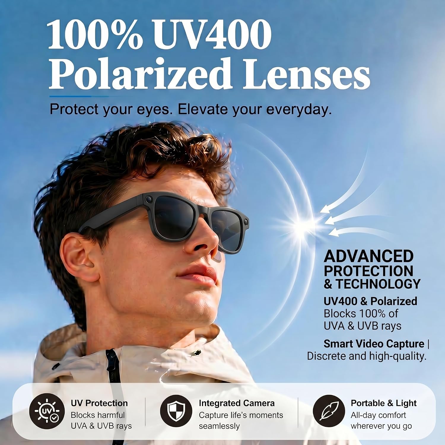 2026 AI Smart Glasses with 8MP 4K Camera, Video Re... - Image 8
