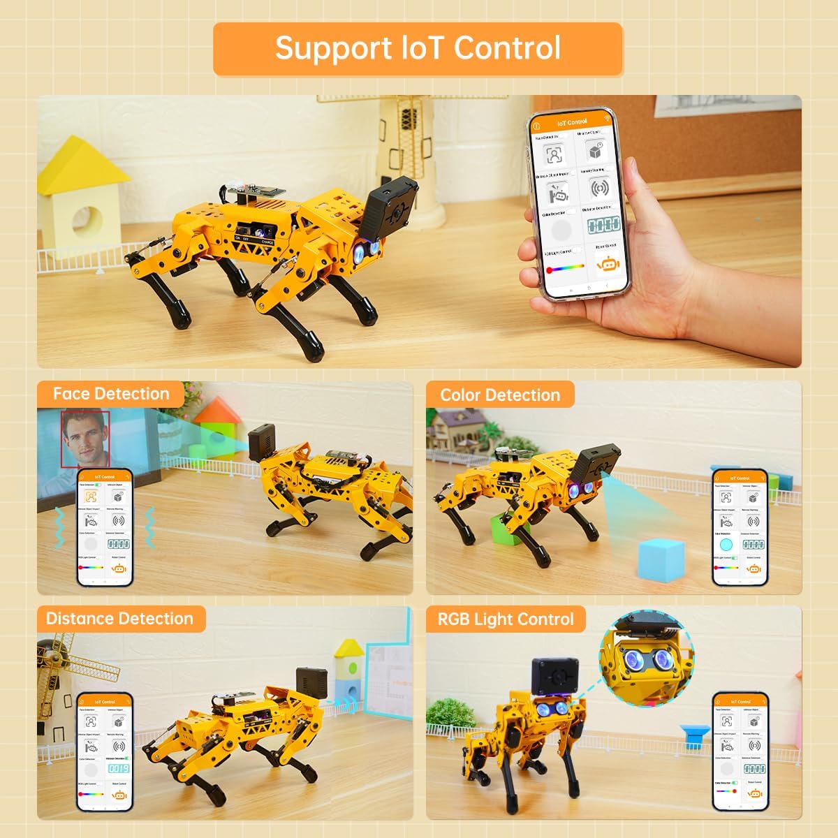 AI Vision & Voice Interaction Smart Robot Dog for ... - Image 10