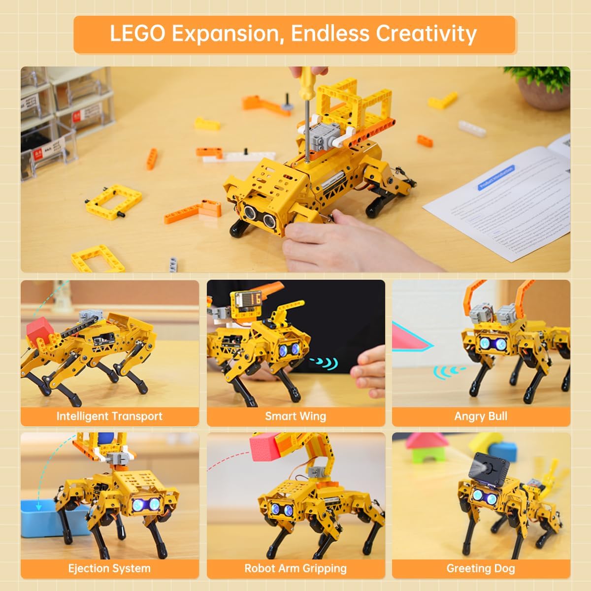 AI Vision & Voice Interaction Smart Robot Dog for ... - Image 9