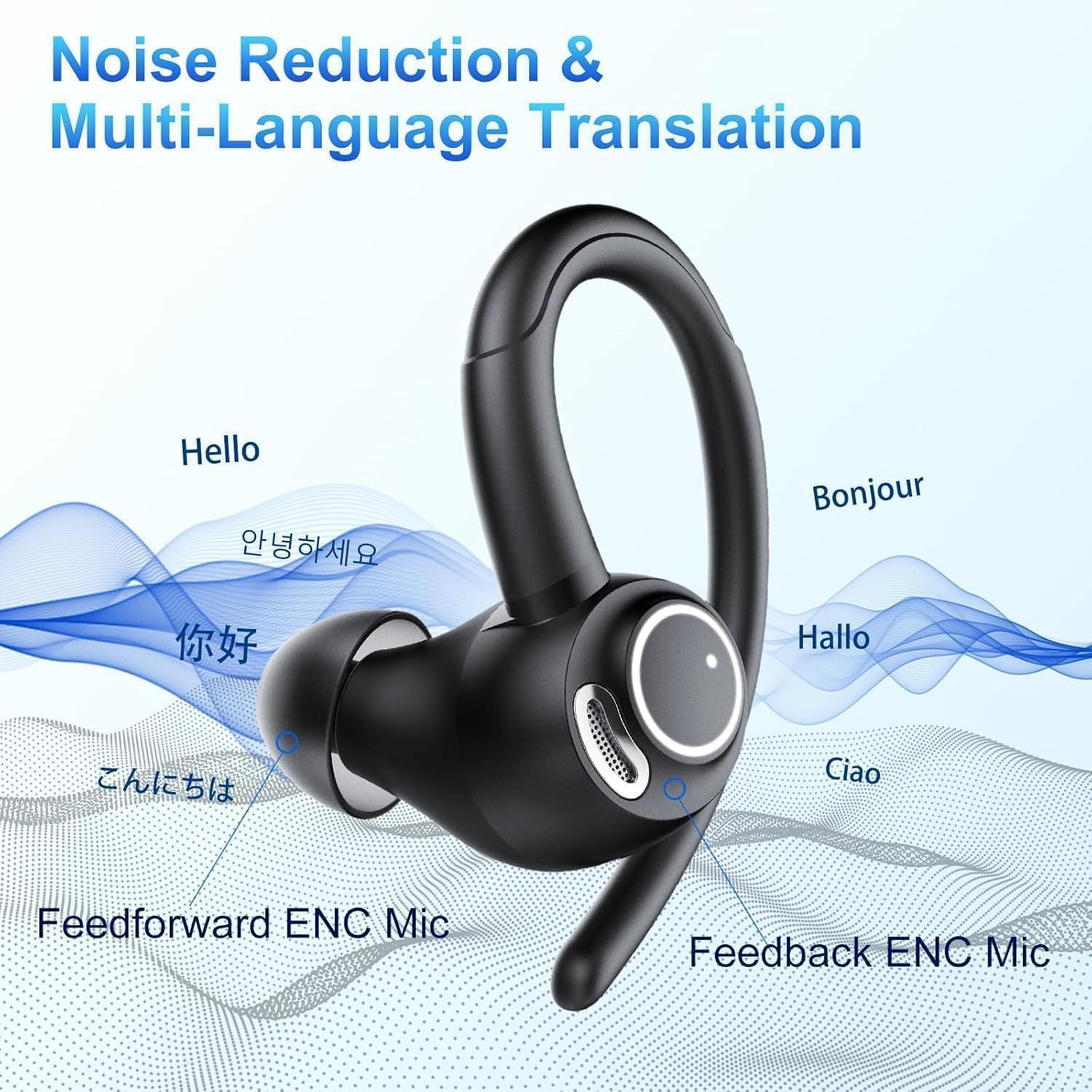 AI Translation Earbuds Real Time, 164 Language Tra... - Image 5