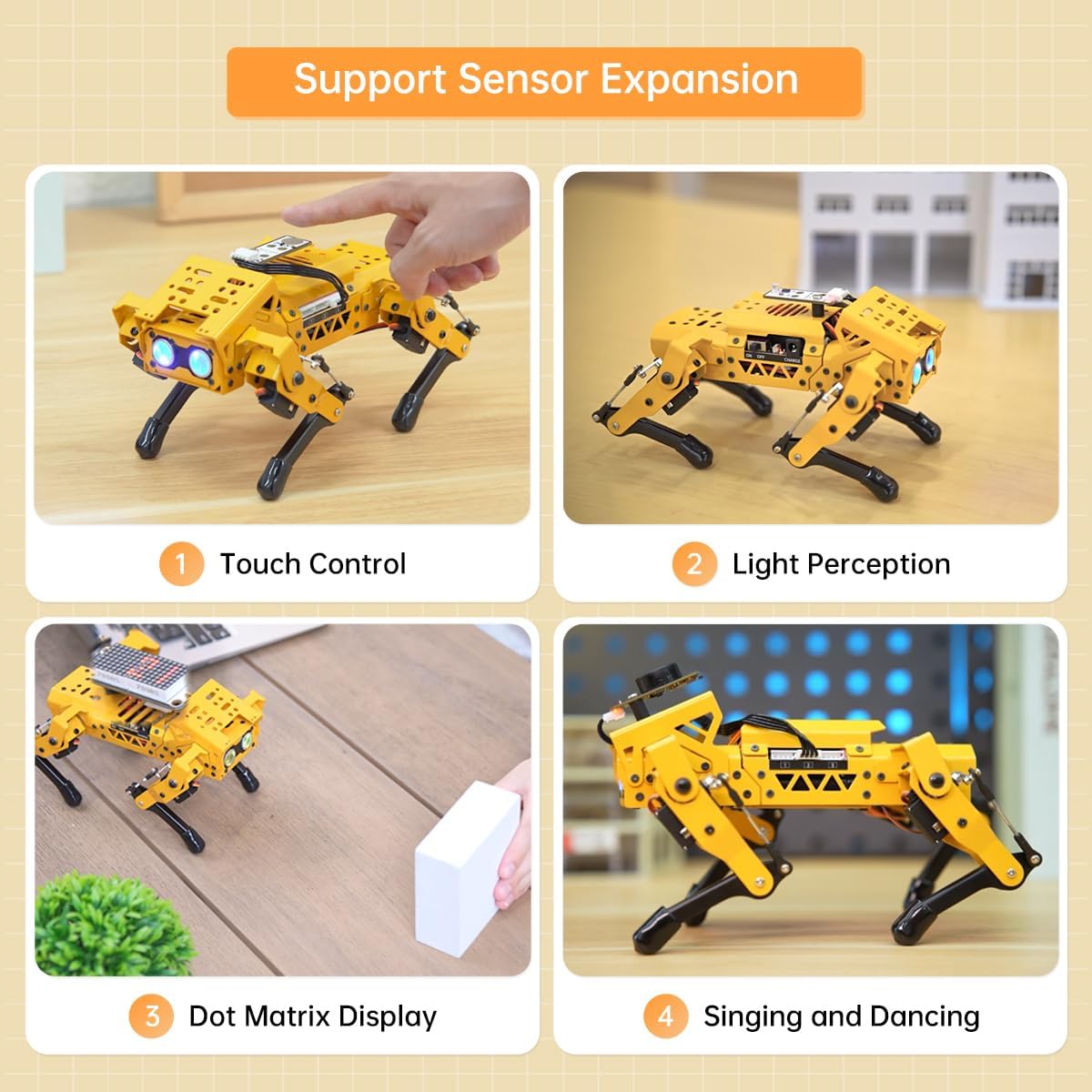 AI Vision & Voice Interaction Smart Robot Dog for ... - Image 6
