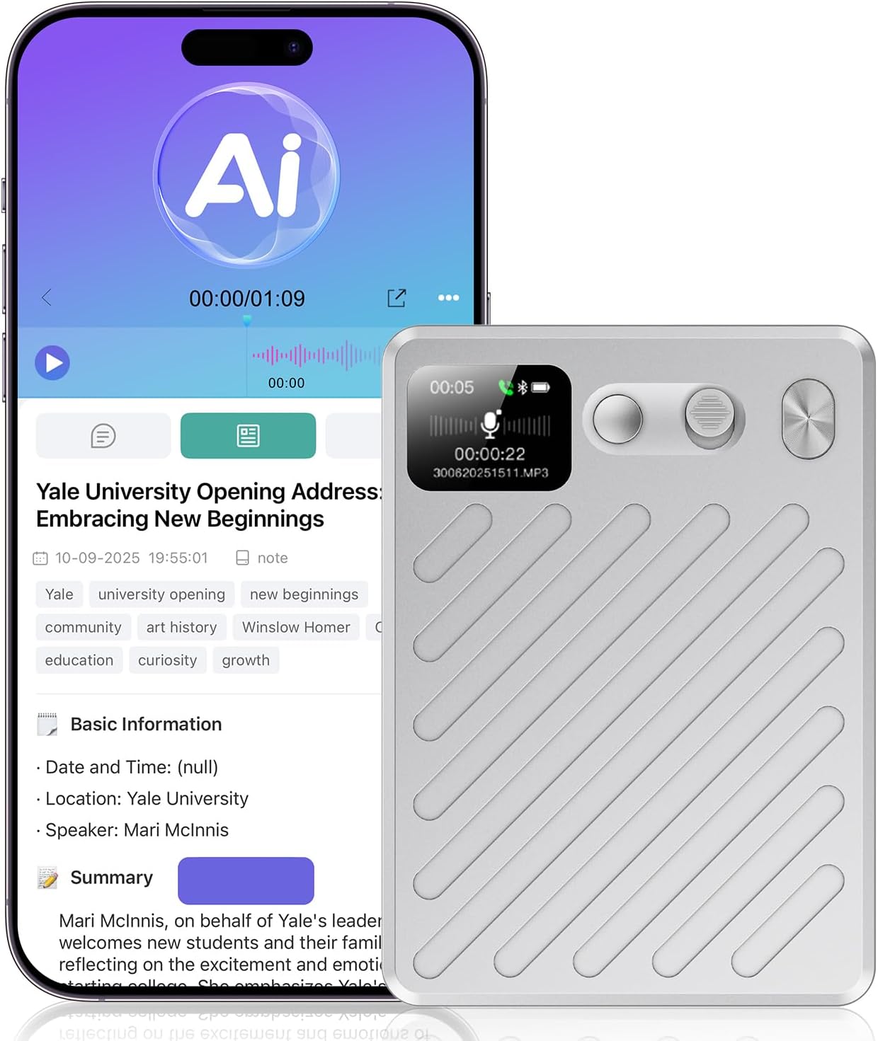 AI Voice Recorder, Note Taking Device, Transcribe ... - Image 2