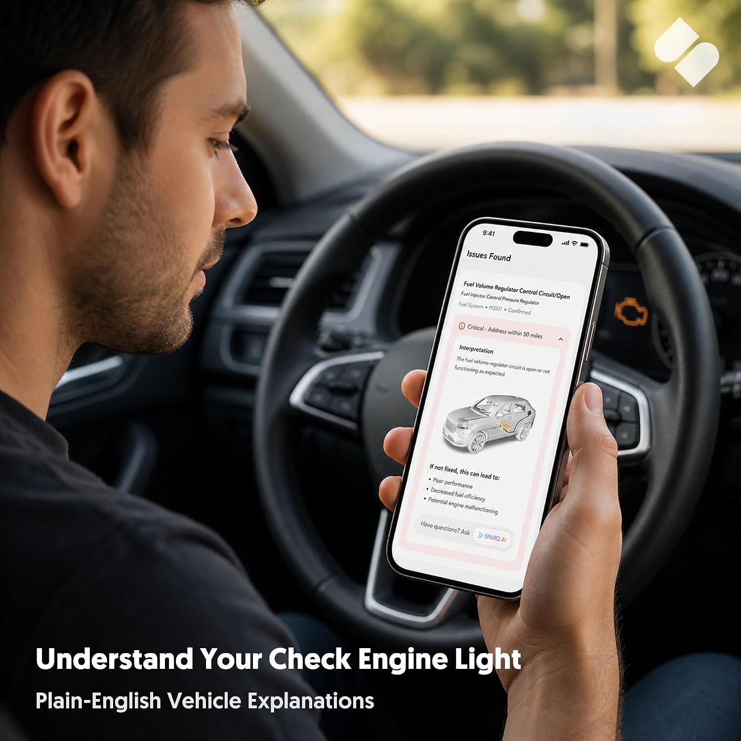 OBD2 Scanner for iPhone/iOS, Bluetooth Vehicle Dia... - Image 4