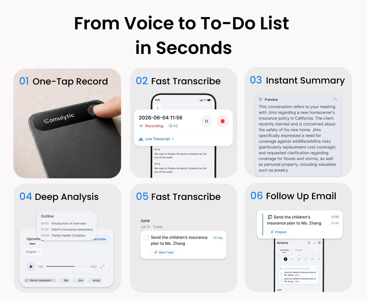 Comulytic Note Pro AI Voice Recorder, AI Note Taki... - Image 7