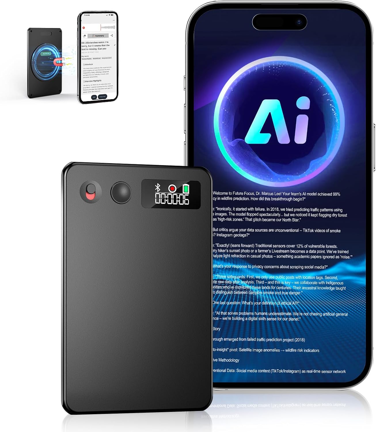 AI Voice Recorder, Audio Activated Recorder with P... - Image 2