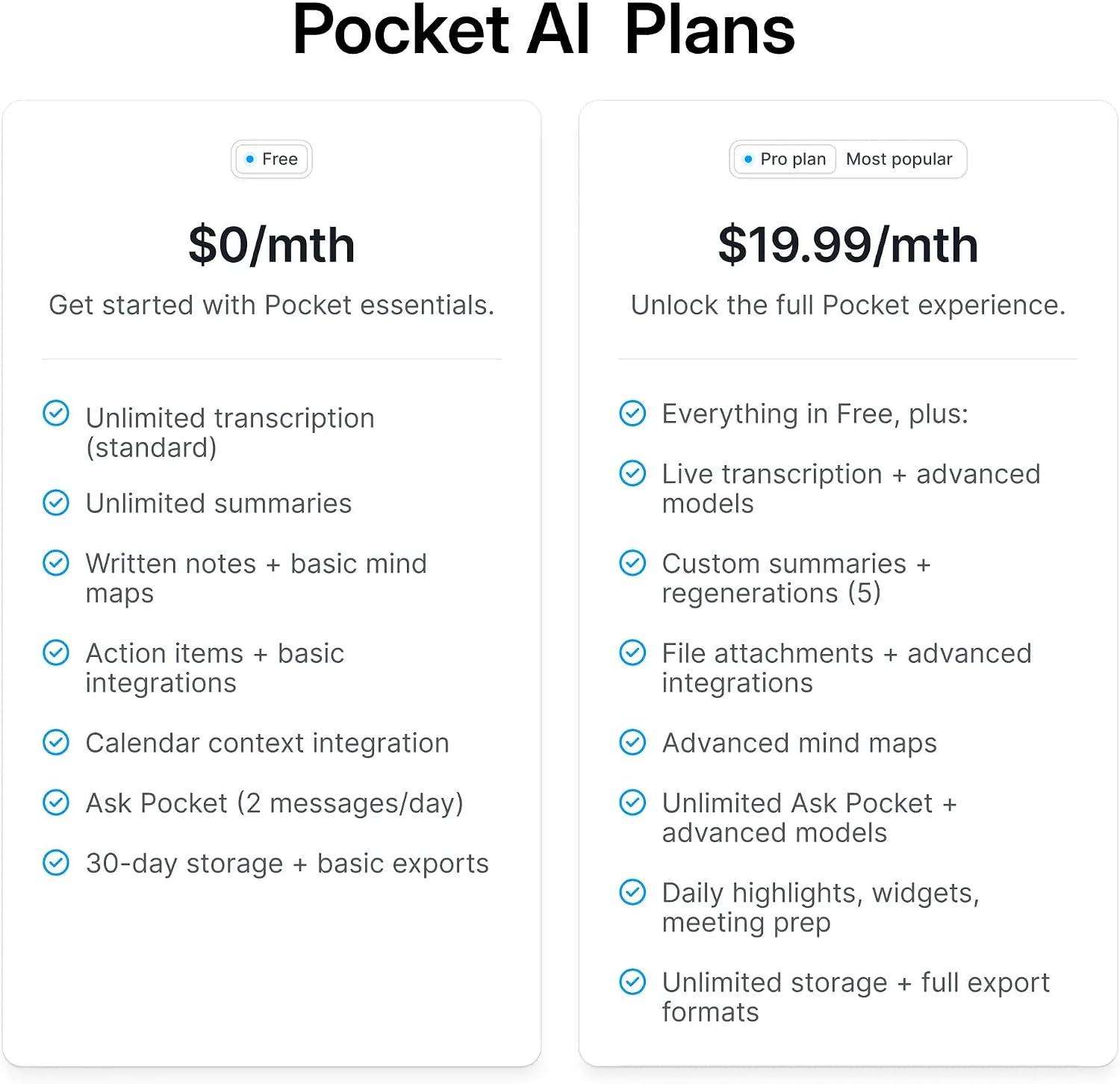 Pocket AI Voice Recorder, Auto Transcription, AI N... - Image 7