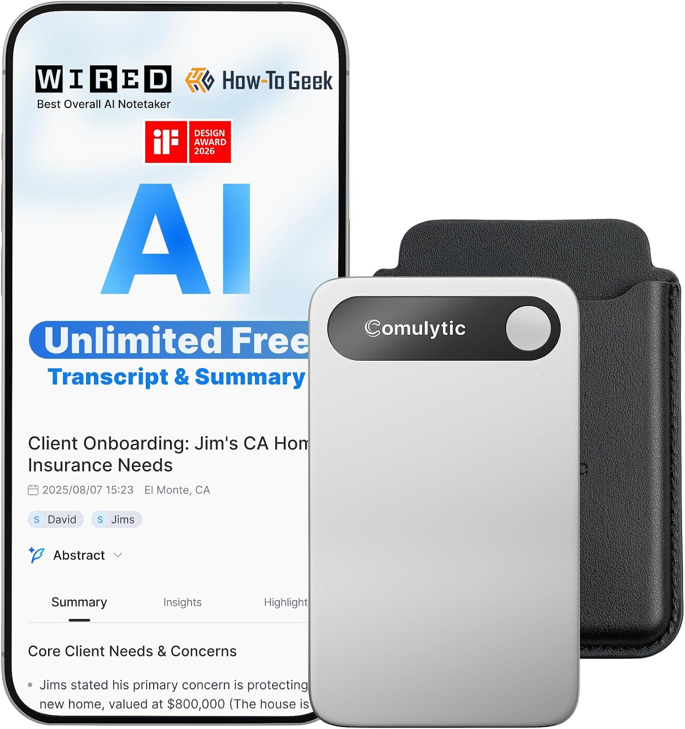 Comulytic Note Pro AI Voice Recorder, AI Note Taki... - Image 2