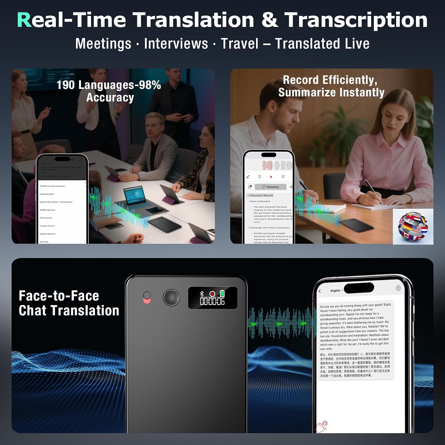 AI Voice Recorder, Audio Activated Recorder with P... - Image 5