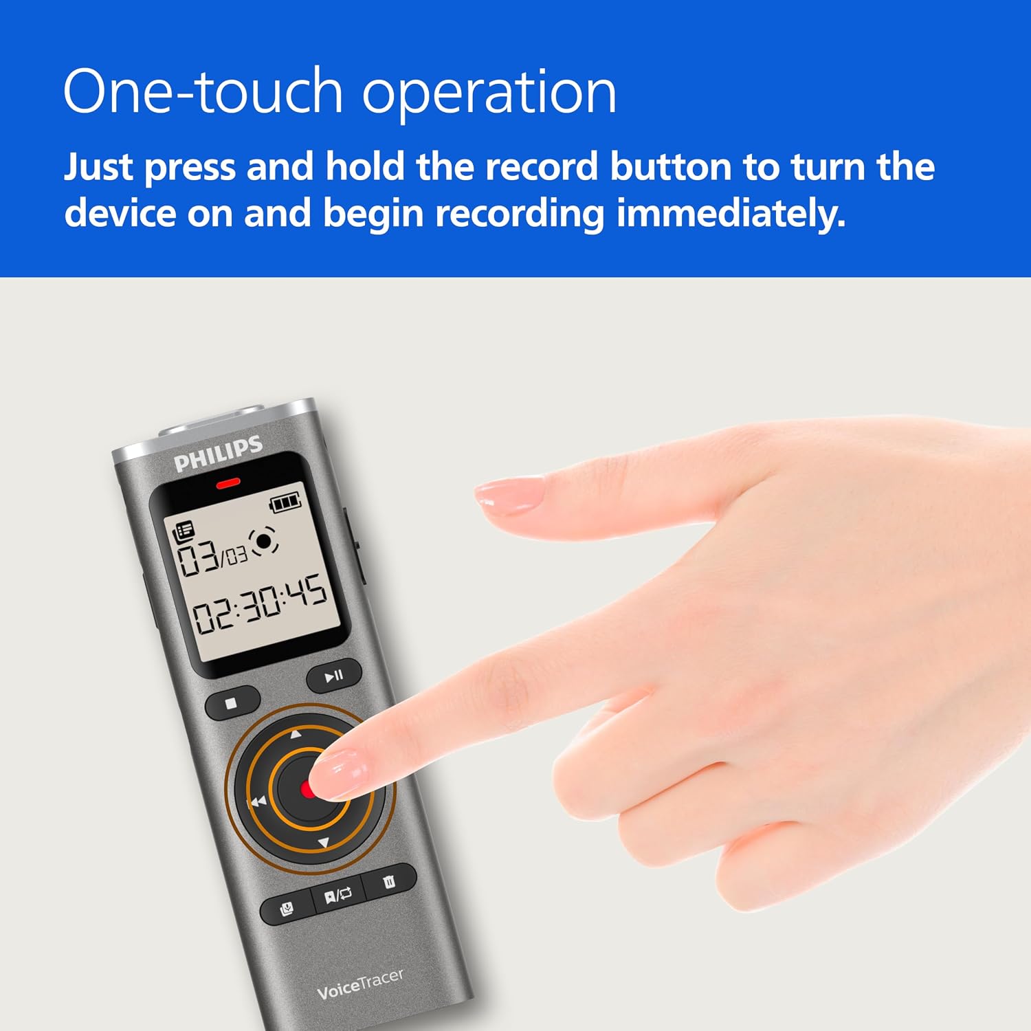 Philips DVT1170 VoiceTracer, Audio Recorder, 8GB, ... - Image 6