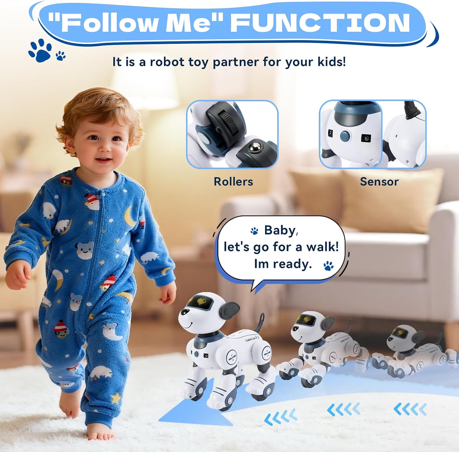 Remote Control Robot Dog Toys Interactive Realisti... - Image 6