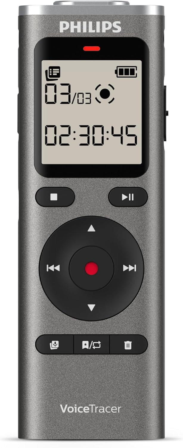 Philips DVT1170 VoiceTracer, Audio Recorder, 8GB, ... - Image 2