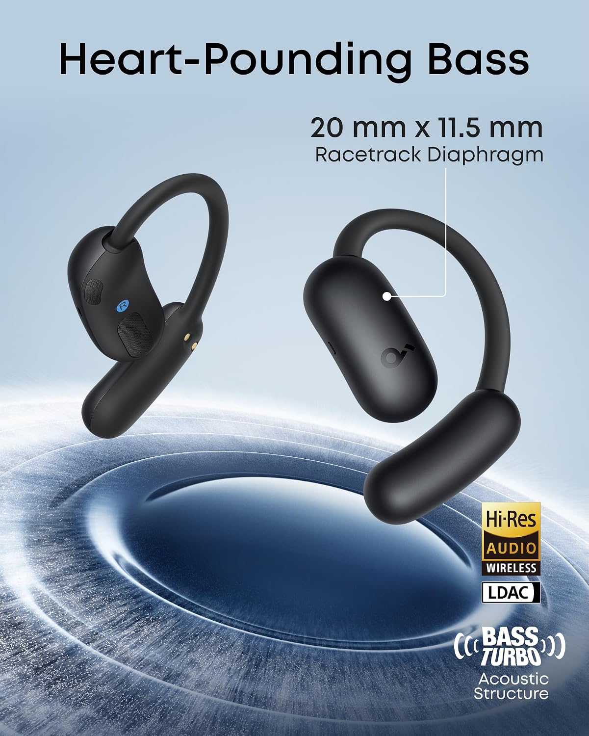 Soundcore AeroFit 2 by Anker Open Ear Earbuds, Ope... - Image 6