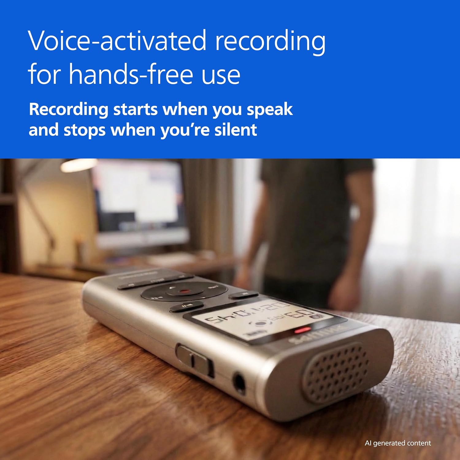 Philips DVT1170 VoiceTracer, Audio Recorder, 8GB, ... - Image 7