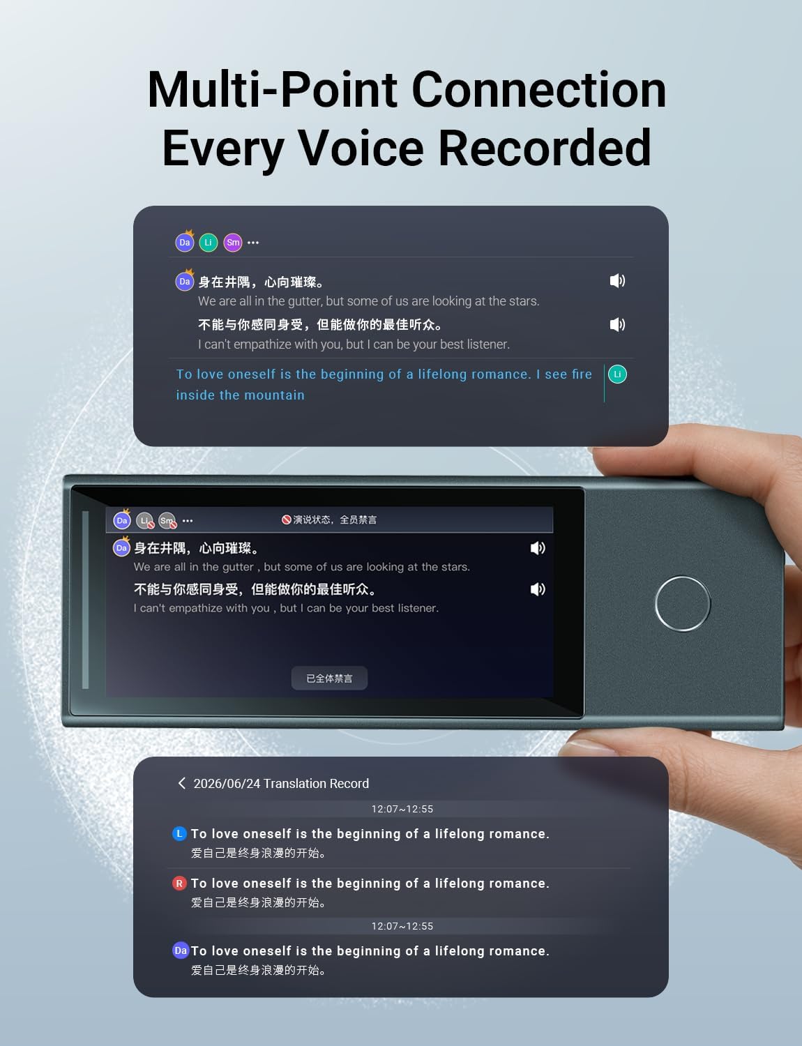 Timekettle X1 Meeting AI Translator Interpreter Hu... - Image 5