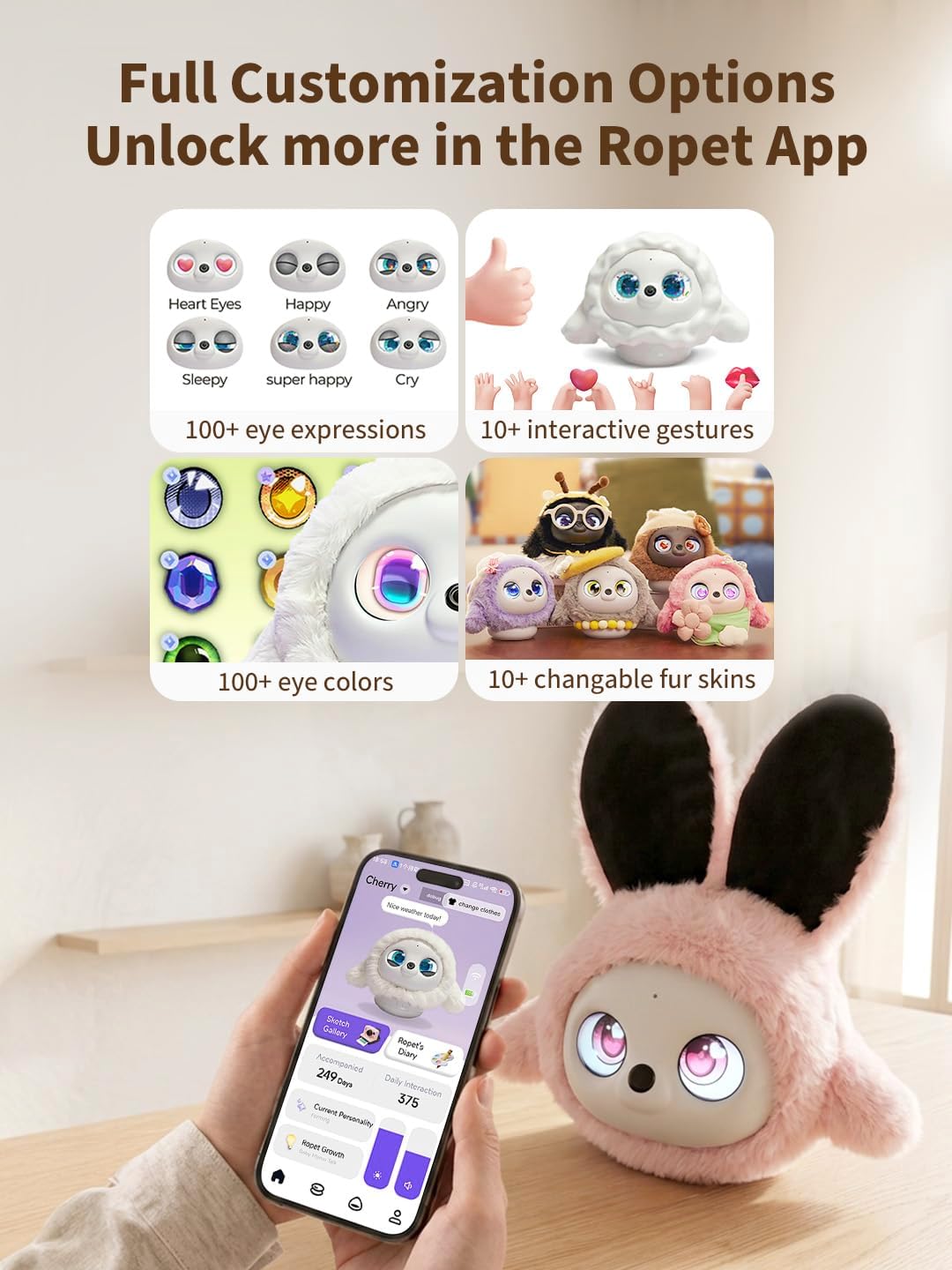 KAMOMO AI Pet Interactive Companion Robot with Cha... - Image 6