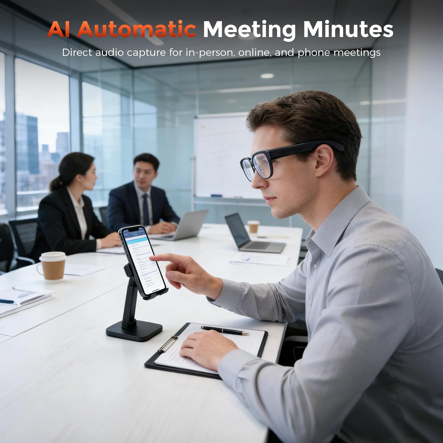 Smart Glasses with AR Display, Invisible Telepromp... - Image 7