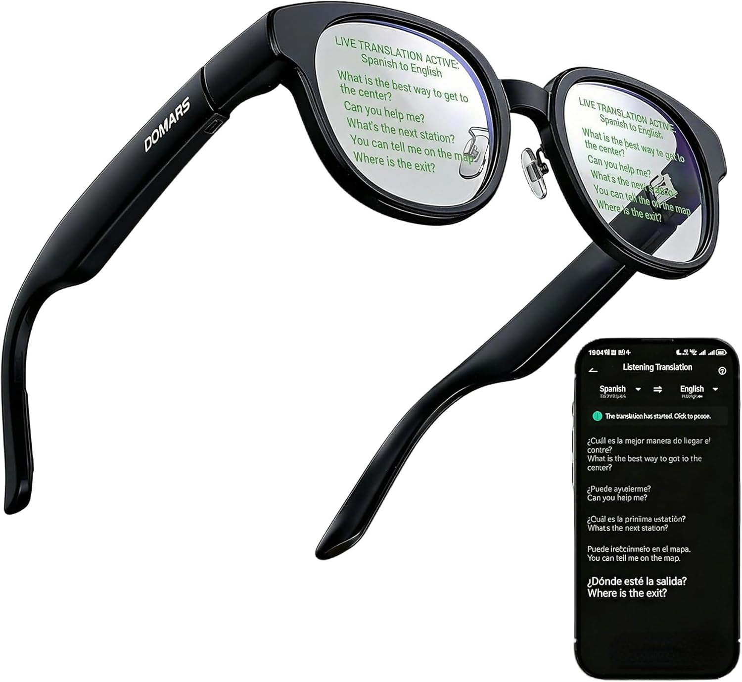 Smart Glasses with AR Display, Invisible Telepromp... - Image 2