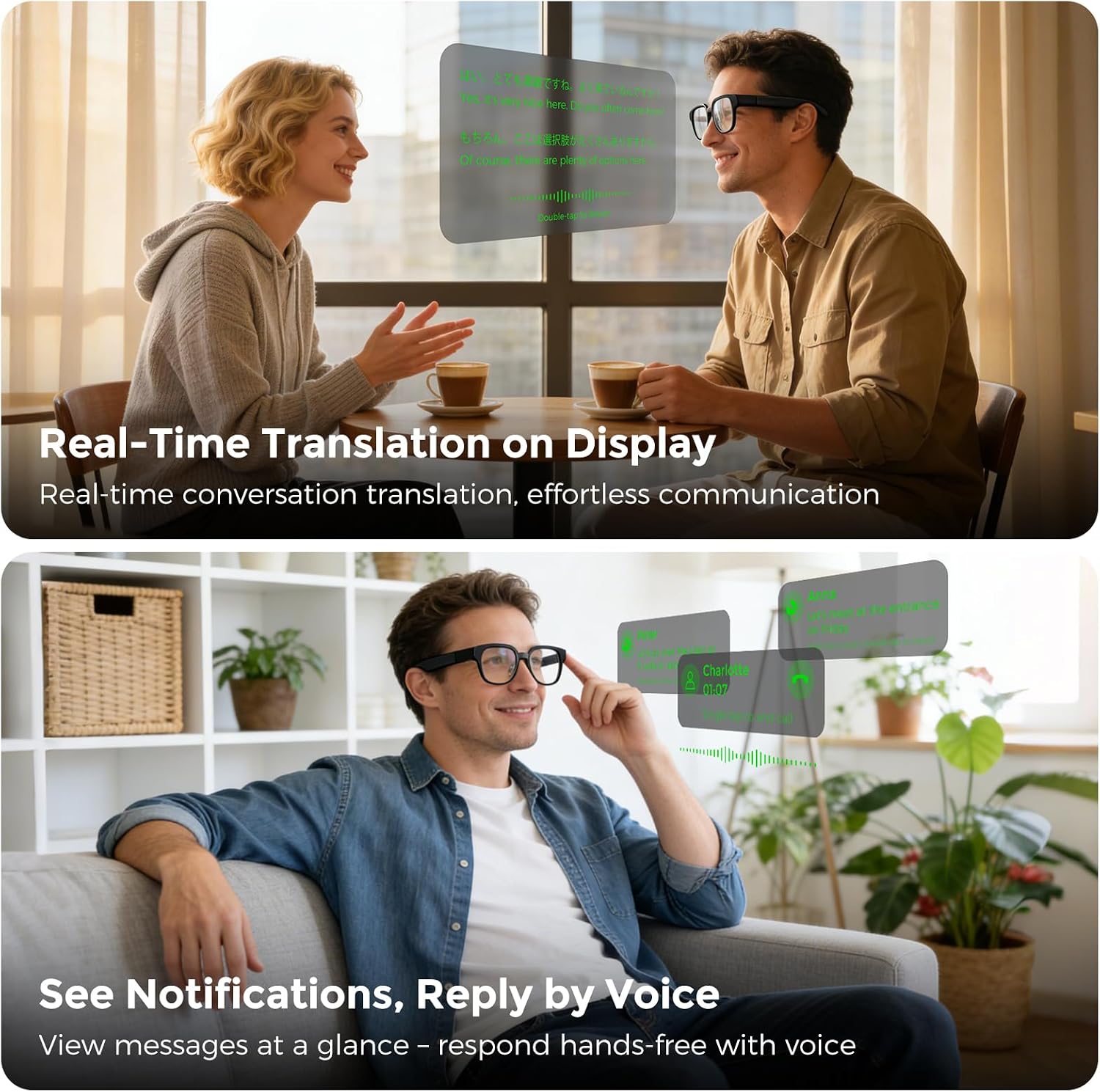 Smart Glasses with AR Display, Invisible Telepromp... - Image 8