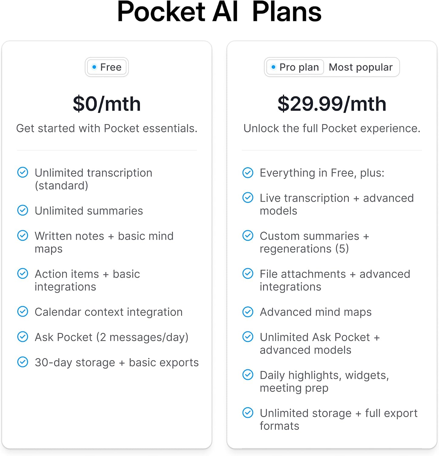 Pocket AI Voice Recorder, Auto Transcription, AI N... - Image 7