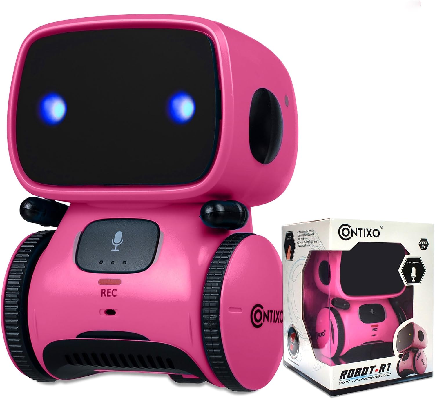 Contixo R1 Kids Robot Toy, Pink Interactive Smart ... - Image 2