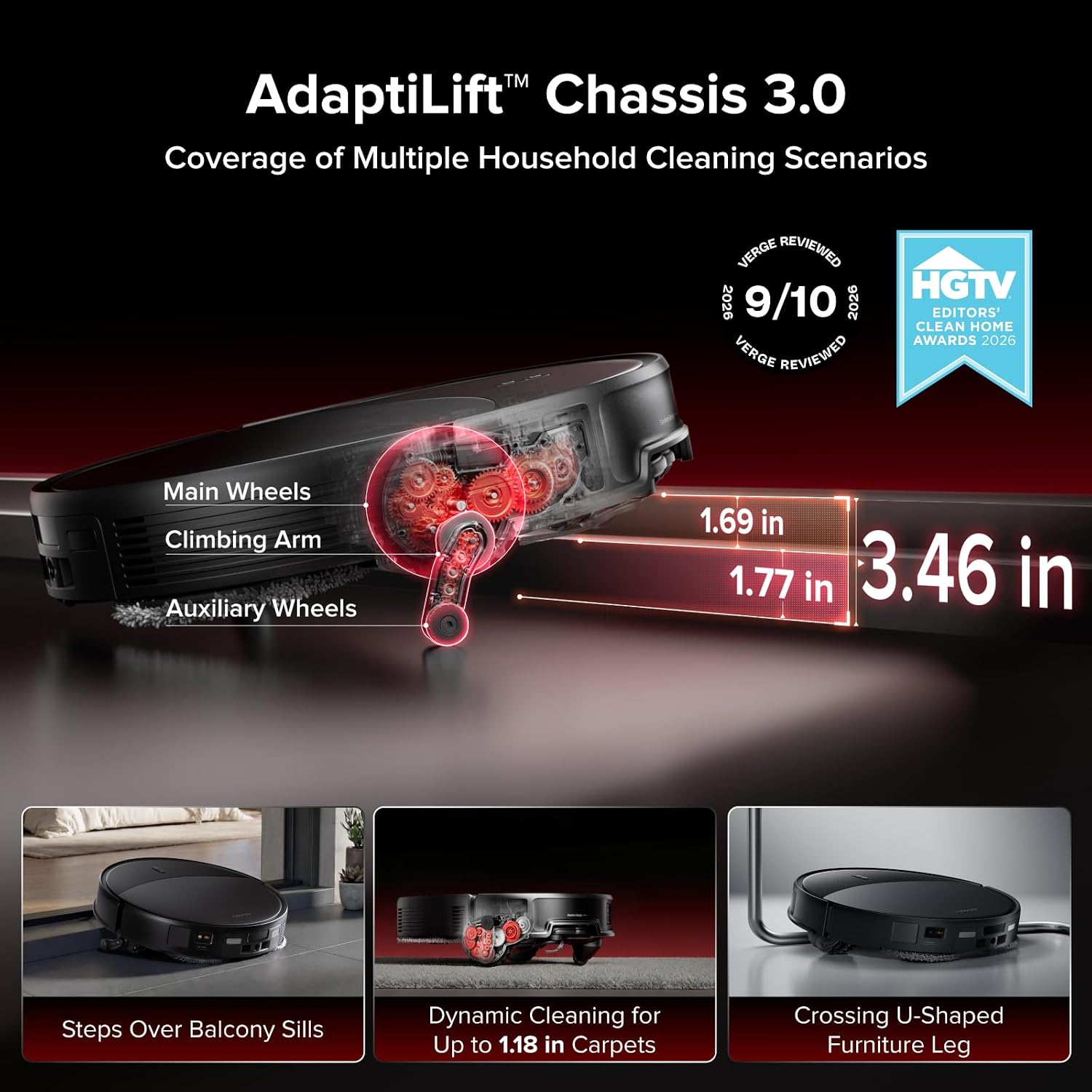 roborock Saros 20 Robot Vacuum and Mop, 36000 Pa, ... - Image 3