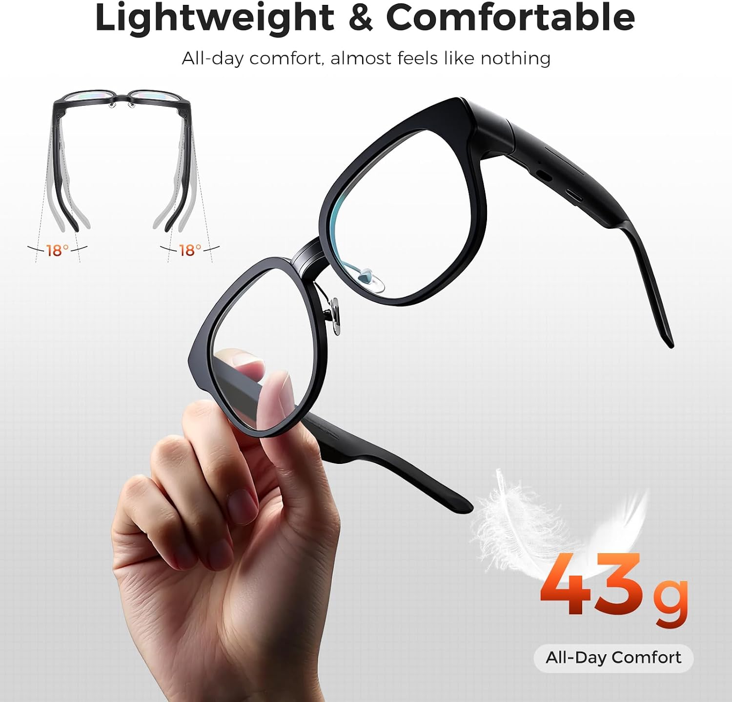 Smart Glasses with AR Display, Invisible Telepromp... - Image 5
