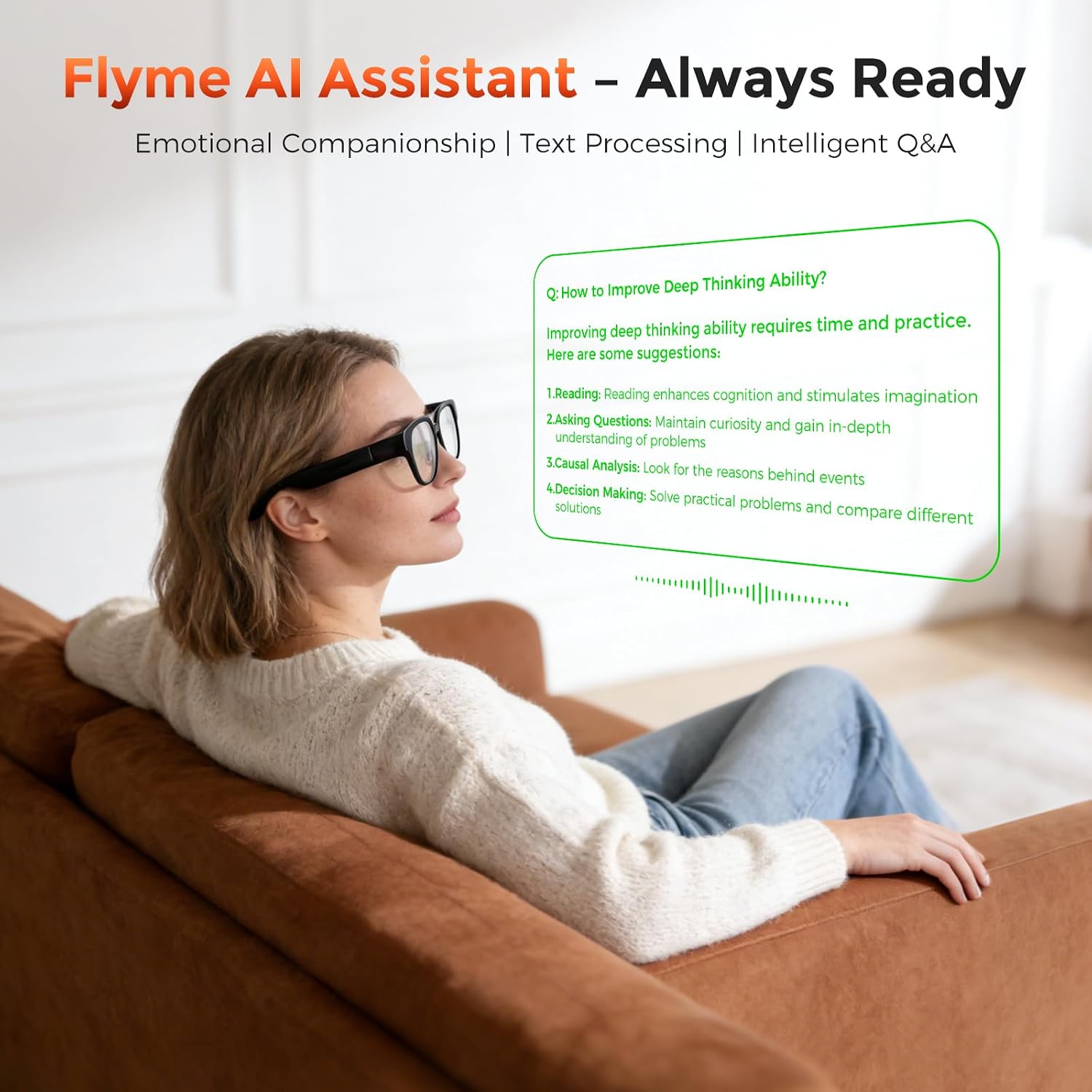 Smart Glasses with AR Display, Invisible Telepromp... - Image 6