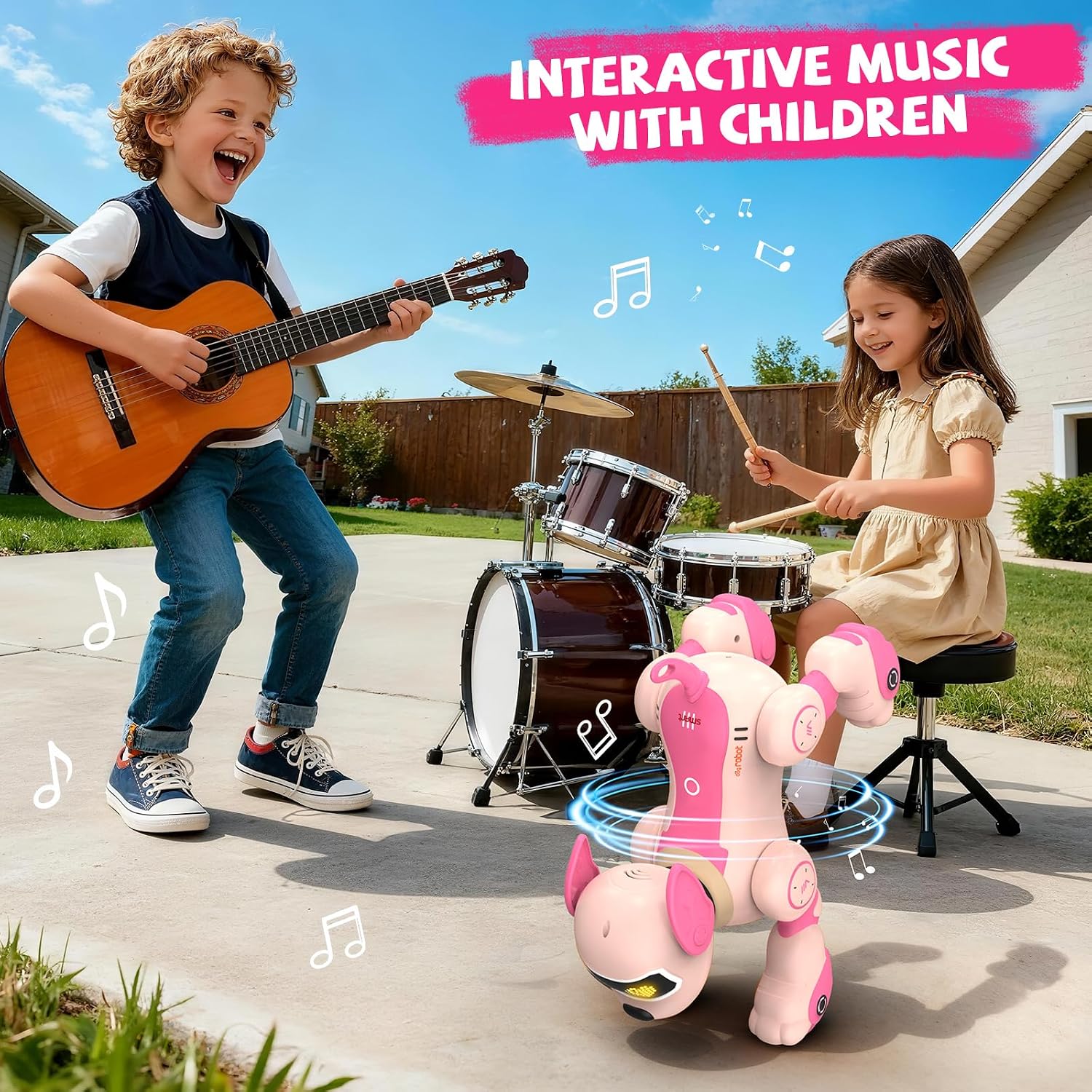 Robot Dog for Kids, Programmable RC Puppy Toy with... - Image 6