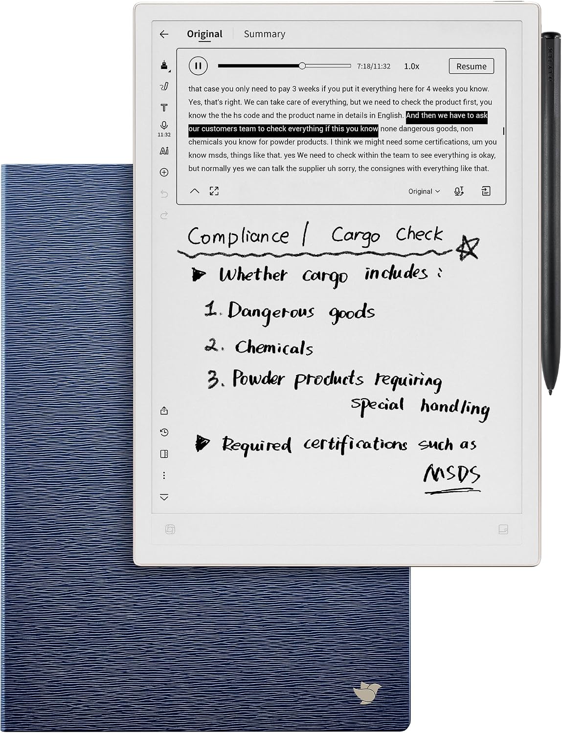 iflytek AINOTE 2, 10.65" E Ink Tablet with Deep Na... - Image 2