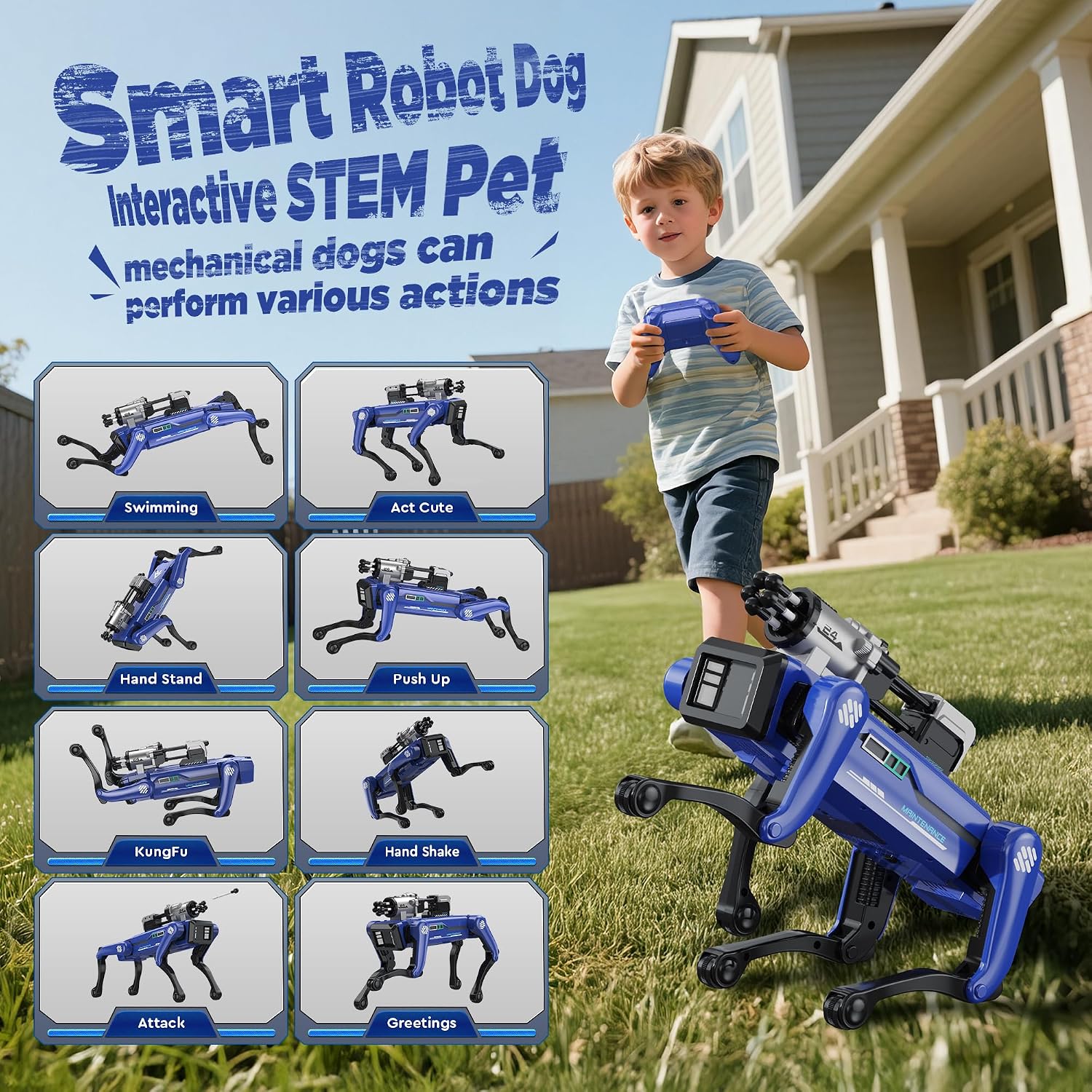 Robot Dog - Interactive STEM Toys with Voice & Rem... - Image 4