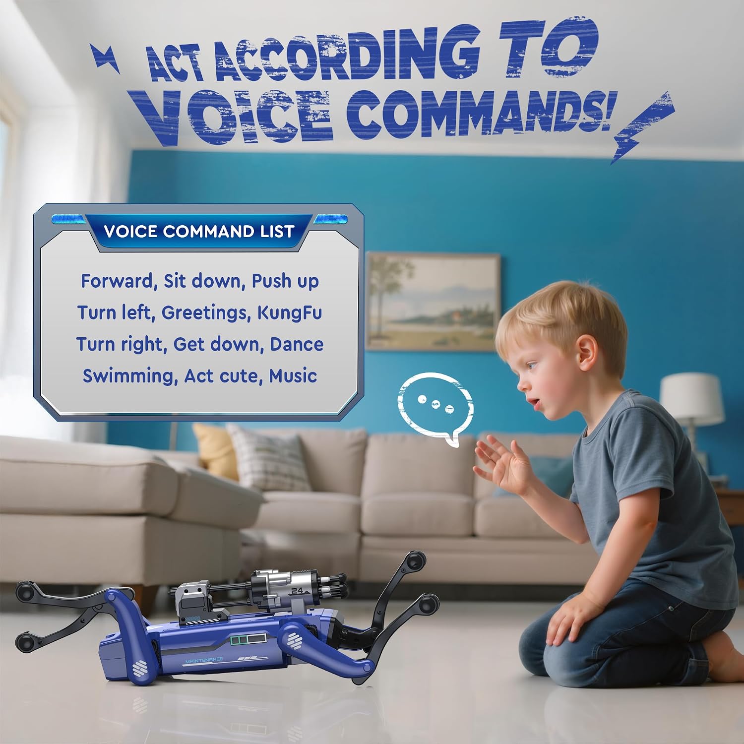 Robot Dog - Interactive STEM Toys with Voice & Rem... - Image 6